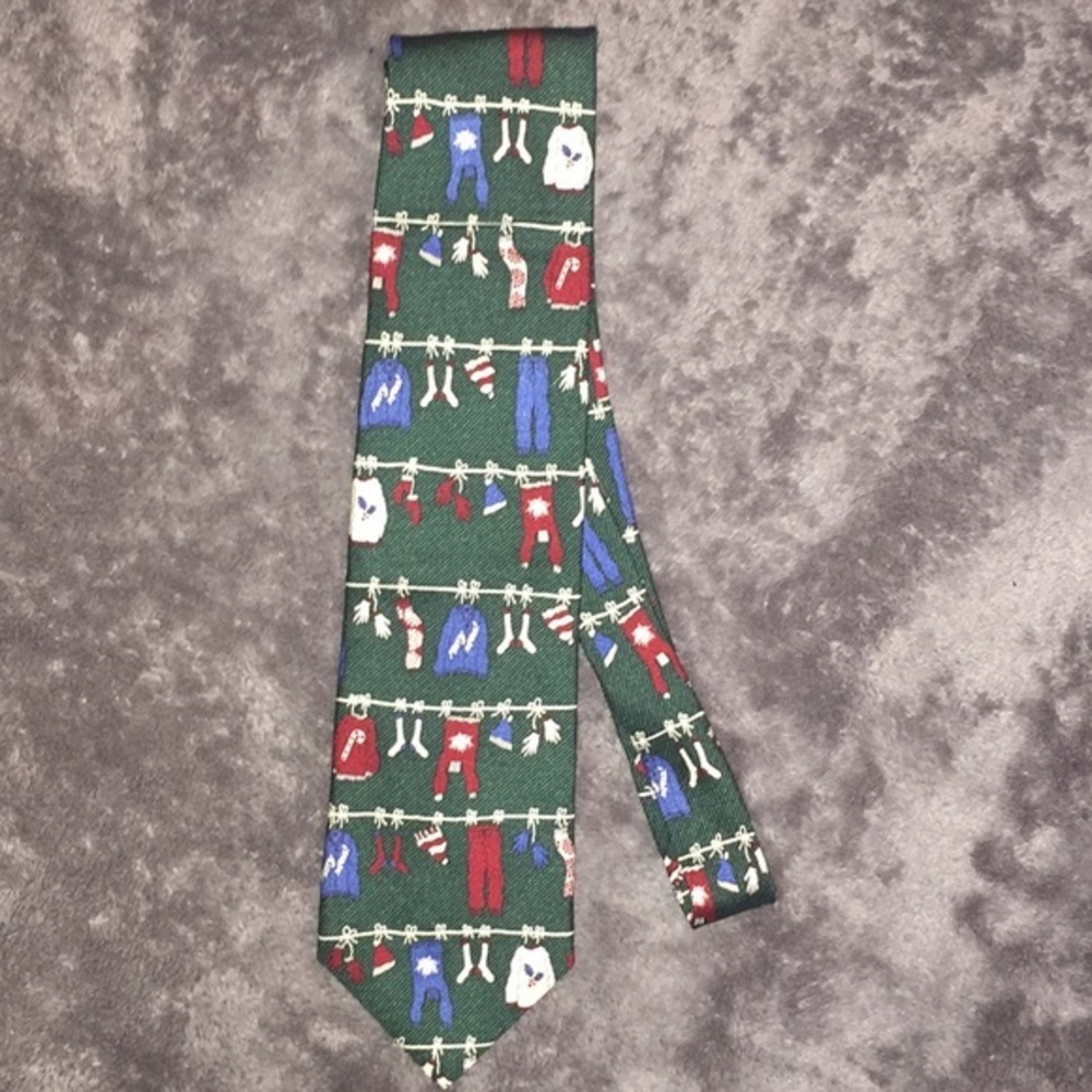 👔 Structure Christmas Ugly Sweater Tie RARE 🎄